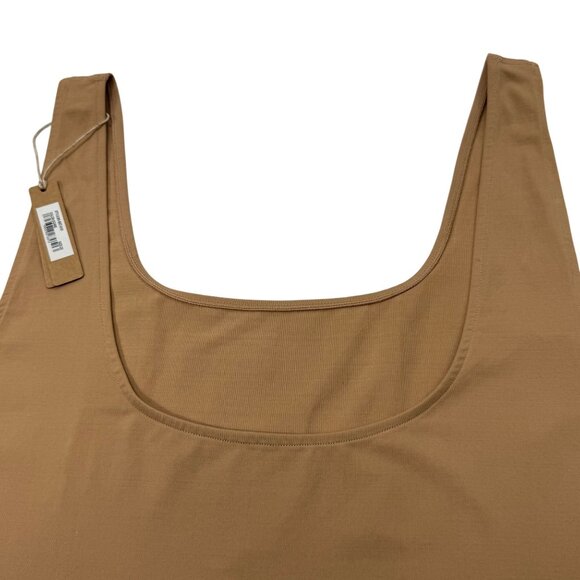 SKIMS Soft Smoothing Seamless‎ Scoop Neck Bodysuit Ochre 2X - Picture 6 of 10